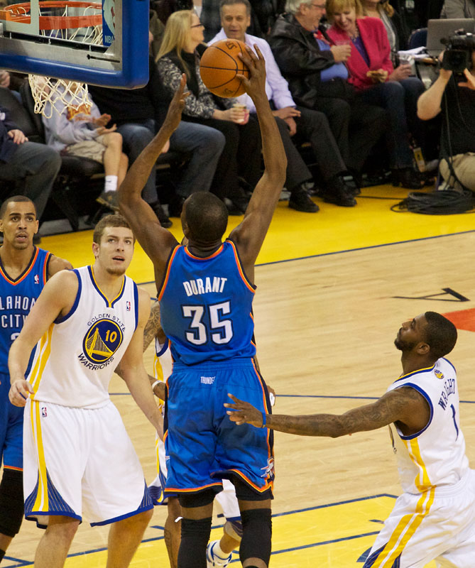 kevin durant dunking on. Kevin Durant dunks against the
