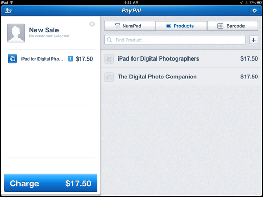 Paypal Here for iPad