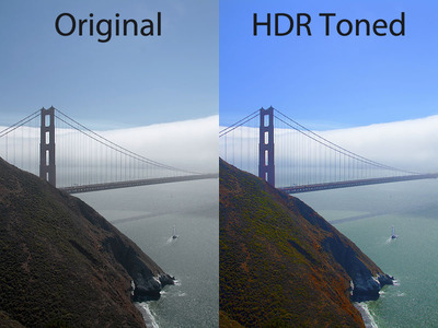Before and After with HDR Toning in Photoshop CS5