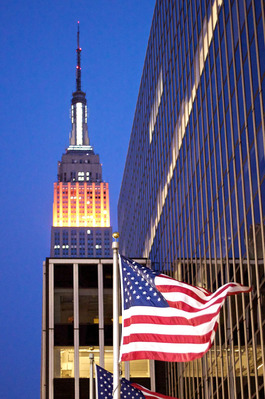 American Flag in New York City