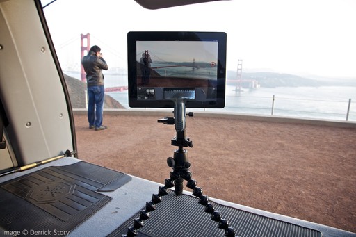 tripod of istopmotion ipad