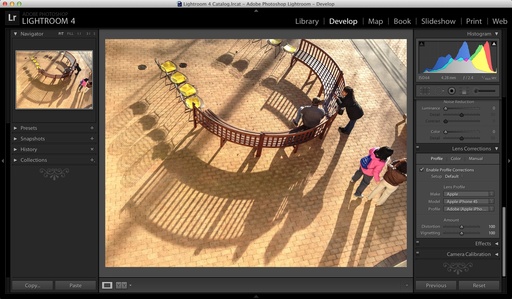 Lightroom 4.3 with 2880 Preview and iPhone Calibration
