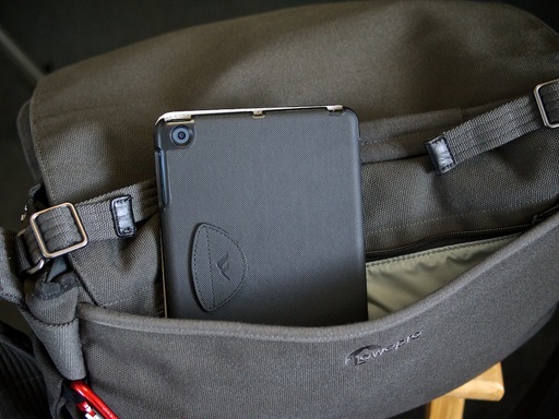 iPad in Lowepro Pro Messenger camera bag