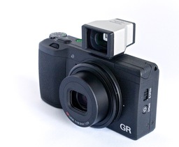 Ricoh GR with Olympus Optical Viewfinder